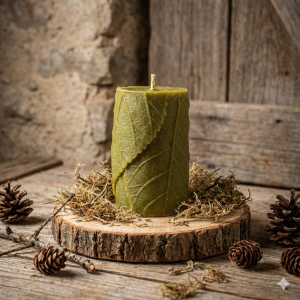 Vela Artesanal "Hoja del Bosque"